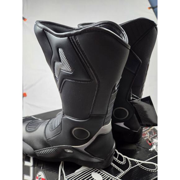 Joe Rocket Ballistic Touring Motorcycle Riding Boots Black US 13 - Picture 2 of 11